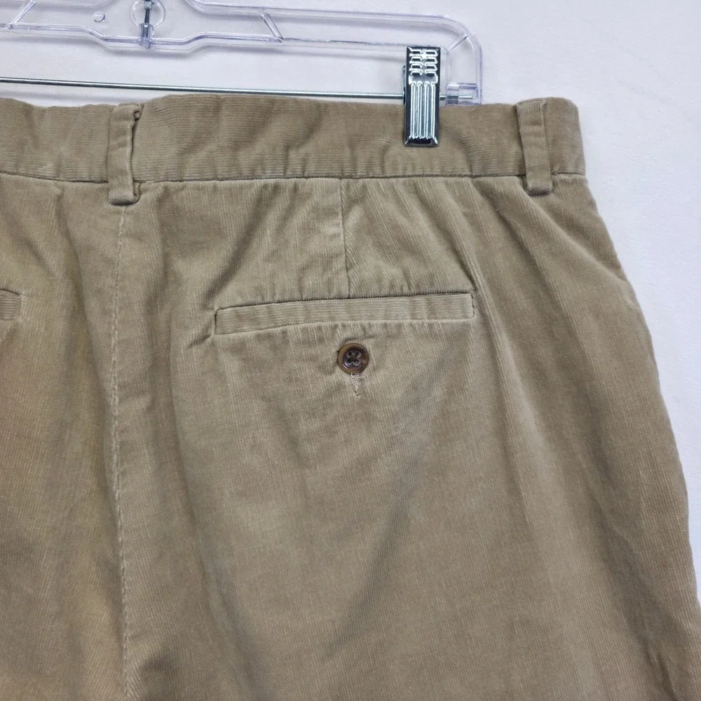 Y2K Banana Republic Pants Mens 36x34 Khaki Corduroy Straight Preppy Work Classic